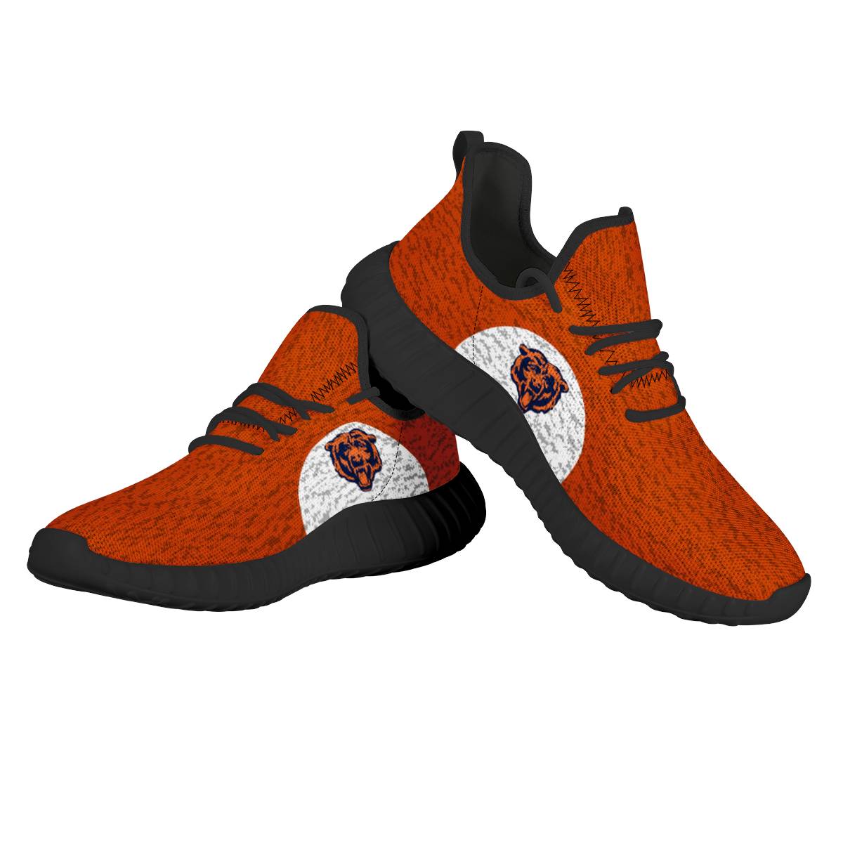 Women's Chicago Bears Mesh Knit Sneakers/Shoes 013 Women's Chicago Bears Mesh Knit Sneakers/Shoes 013